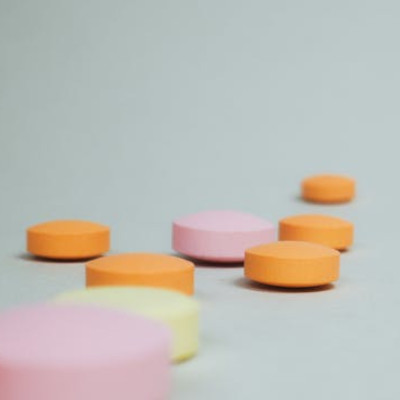 colorful round pills, benzodiazepines